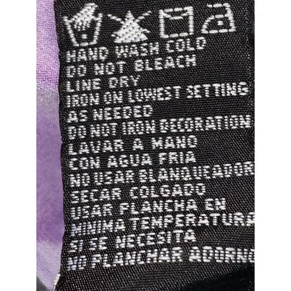 Perceptions Dress Size 14P Fit & Flare Midi Purple Teal & Black Floral Beaded - Picture 6 of 9